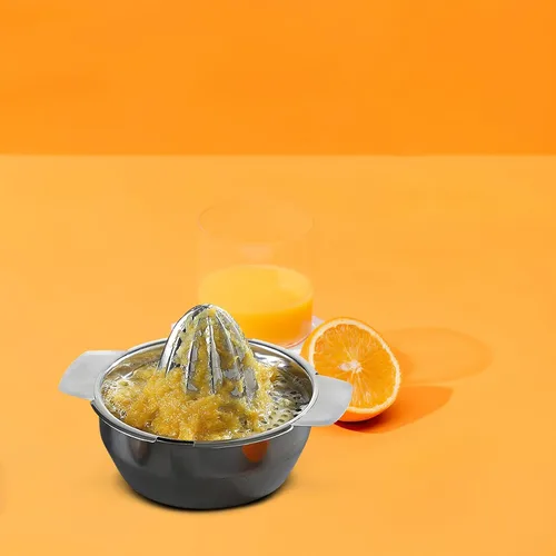 Vista 6 de Stainless Steel Manual Juicer Hand Press Citrus Squeezer for Lemons Oranges Limes Efficient Juice Extractor Easy to Clean Versatile Fruit Juicing