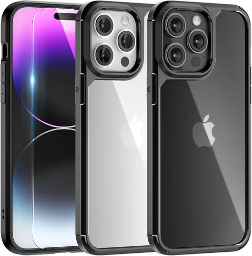 Vista 41 de TAURI - Funda magnética para iPhone 15 Pro Max, 3 en 1, compatible con MagSafe, no se pone amarilla, con 2 protectores de pantalla, protección