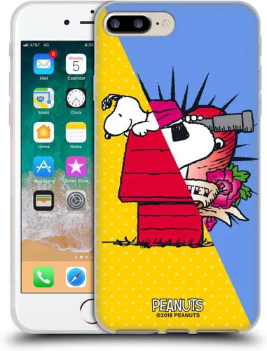 Vista 34 de Head Case Designs Officially Licensed Peanuts Charlie & Woodstock Nap Halfs and Laughs Gel Case [Military Grade Protection] Compatible with Apple