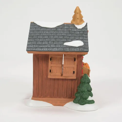 Vista 4 de Department 56 Dickens Village Market - Soporte de frutas iluminado para edificio, 4.8 pulgadas, multicolor