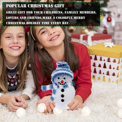 Vista 3 de Árbol de Navidad LED con luces brillantes multicolor con alimentación USB y ventosa para escritorio, luces LED brillantes para mini de 5 pulgadas, 7