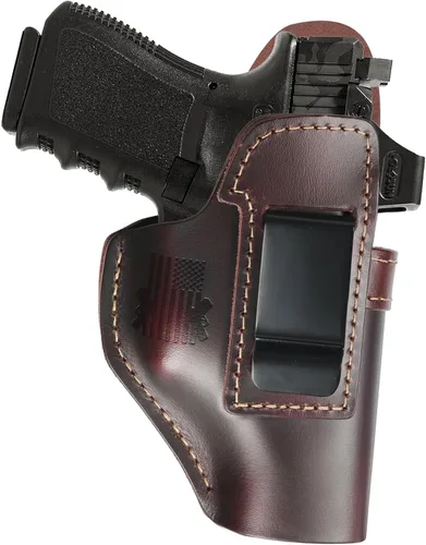 Vista 8 de Funda de cuero IWB lista para ópticos para Glock 17 19 43X, se ajusta a Taurus G2C G3 G3C GX4 / M&P 9mm EZ Shield, se ajusta a Sig P230 para LCP