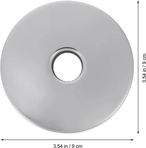 Vista 6 de DOITOOL Placa de cubierta de acero inoxidable Brida de fontanería para ducha y bañera Cubierta de tubería de agua con espaciador, fácil instalación