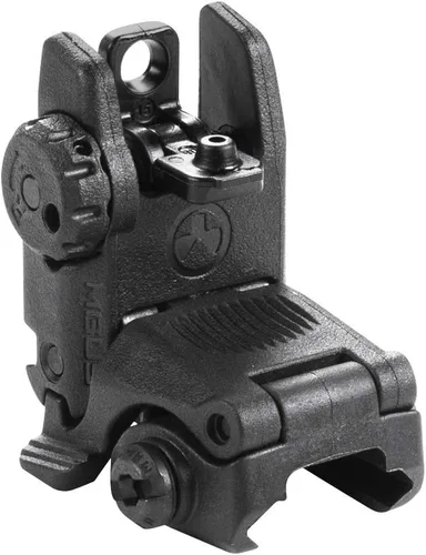 Vista 7 de Magpul MBUS Flip-Up Backup Sights, Black, Rear Sight