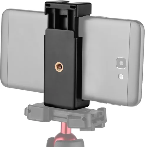 Vista 2 de OCTO MOUNTS - 2 Pack Universal Smartphone Holder Set for Mounting Any Phone. Has Camera Screw (1/4-Inch 20), Easily Connect Your Cell Phone to GoPro