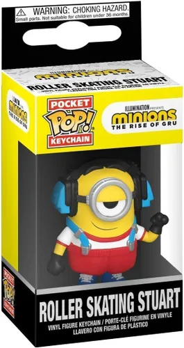 Vista 6 de POP Minions The Rise of Gru Pocket Pop Llavero - Juego de 4 Kevin Bob Otto Stuart