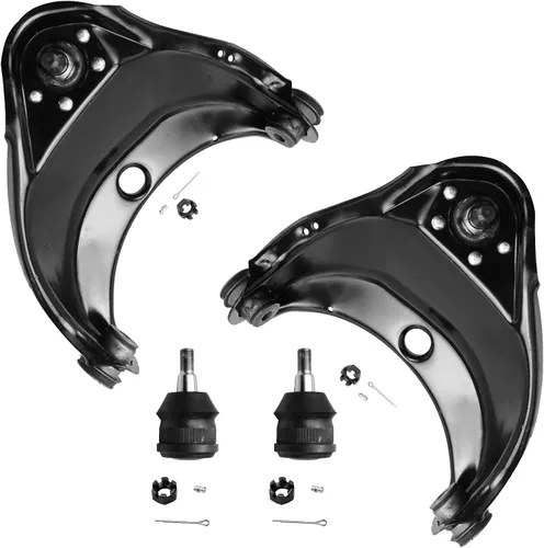Vista 32 de Detroit Axle - Kit de 4 brazos de control de extremo delantero para Dodge Dart 13-16, Chrysler 200 15-17, 2 brazos de control inferiores, 2 extremos