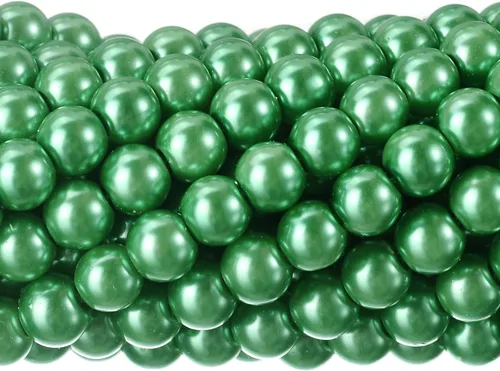 Vista 20 de RUBYCA 200 piezas de cuentas redondas de cristal checo satinado brillante pequeñas para hacer joyería 10mm Amatista Púrpura