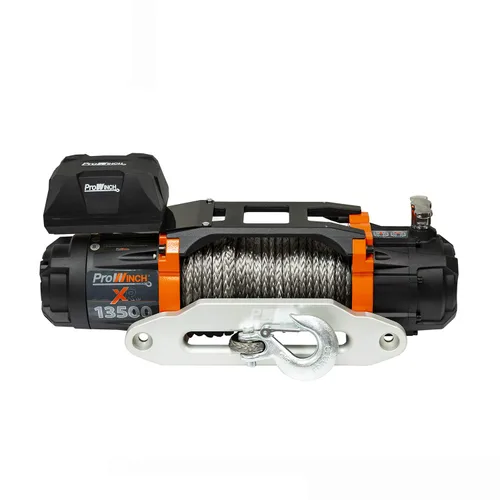 Vista 5 de Prowinch 13500 libras eléctrico impermeable cabrestante sintético cuerda de aluminio inalámbrico