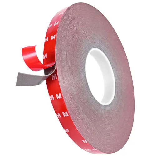 Vista 7 de MYFAMIREA Cinta adhesiva de doble cara de 0.39 pulgadas x 108 pies, resistente al agua, cinta de espuma multiusos para tiras de luces LED