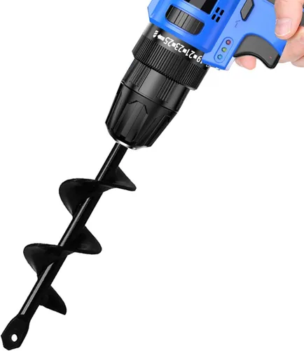 Herramientas de jardín - Broca de taladro para plantar, 1.57 x 8.66 pulgadas