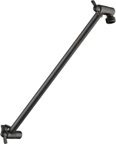 Vista 20 de BRIGHT SHOWERS Brazo extensor de ducha de latón para cabezal de ducha de lluvia y de mano, brazo de extensión de cabezal de ducha universal de 5