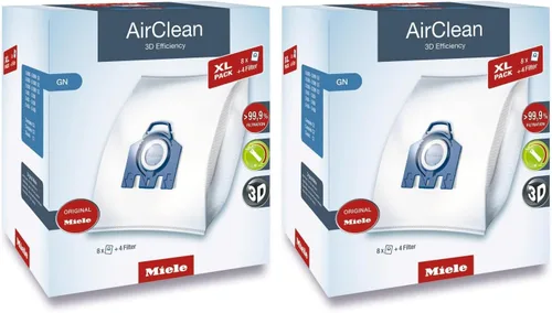 Vista 7 de Bolsas de aspiradora Miele Original AirClean 3D Efficiency GN para Miele Complete C2/C3, Classic C1, y modelos S8/S5/S2, filtros más del 99.9%