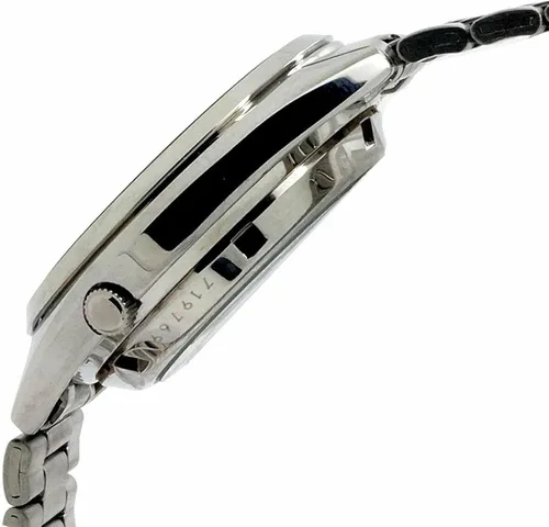 Vista 3 de Seiko SNXS77 automático azul día fecha dial plata acero pulsera hombres reloj nuevo, Azulesqueleto, Classic