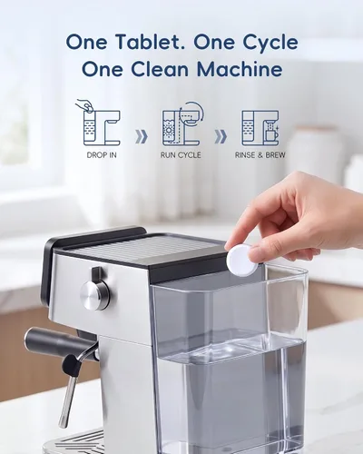 Vista 6 de ecozy Tabletas limpiadoras y descalcificadoras para máquinas de café