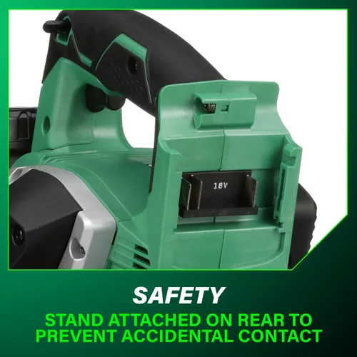 Vista 10 de Metabo HPT Cepilladora manual inalámbrica MultiVolt™ de 18 V Solo herramienta - Sin batería 3-1/4 pulgadas P18DSLQ4