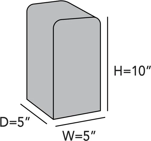 Vista 2 de Covermates Keepsakes - Funda cuadrada para electrodomésticos, protección contra el polvo, resistente a las manchas, lavable, funda