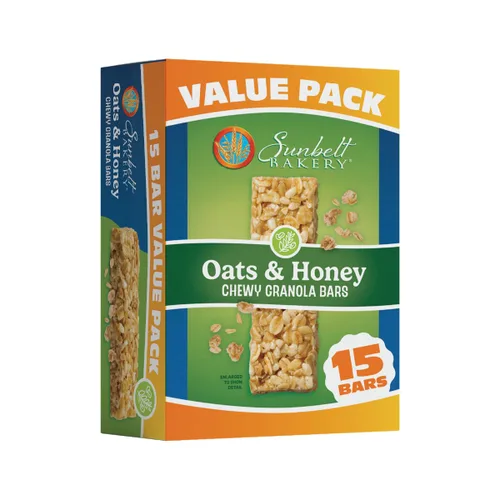 Vista 33 de Sunbelt Bakery Barras de granola masticables dulces y saladas de almendras, barras de 50-1.0 onzas (5 cajas)