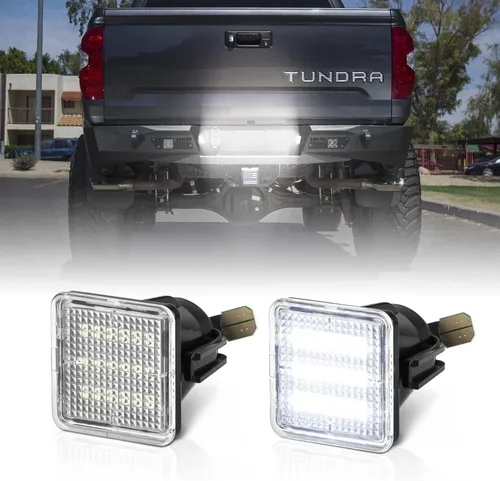 Vista 7 de Gempro Lámpara LED de repuesto para placa de matrícula compatible con Tocama Pickup Truck 1995-2004, luz trasera de 6500 K, color blanco