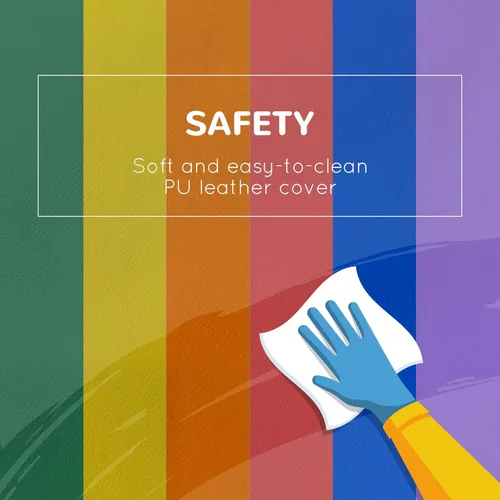 Vista 7 de Soozier Bloques de escalada de espuma para niños pequeños, juego de 11 piezas de espuma suave para bebés, juego de actividades de escalada y gateo