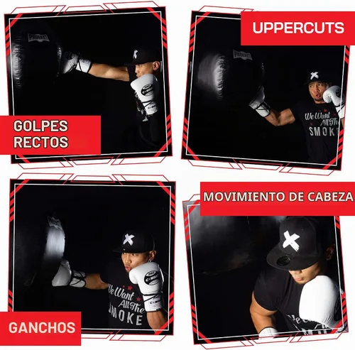 Vista 2 de Wrecking Ball - Saco de boxeo pesado para adultos, hook y uppercut, Body Snatcher, boxeo, MMA, Muay Thai, 65 libras, clásico negro / negro