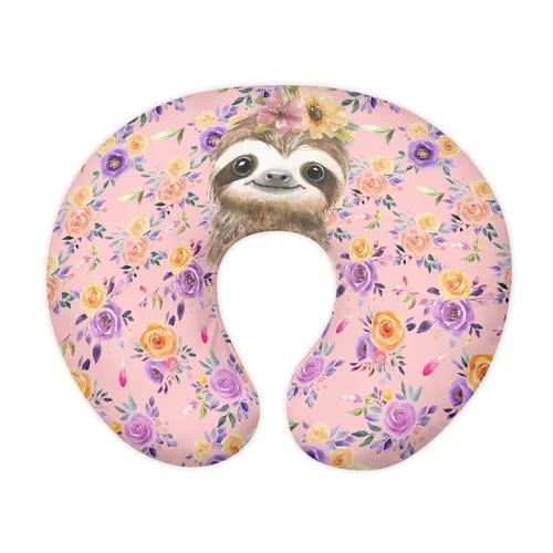 Vista 34 de Forchrinse Funda de almohada de lactancia floral de mariquita rosa para bebés y niñas, funda de almohada de lactancia materna suave lavable