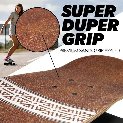 Vista 2 de Magneto - Patineta Completa 70 x 19 cm Madera de Arce Canadiense Ruedas de Uretano de 60 MM Tabla de Doble Patada Cóncava Patineta Cruiser