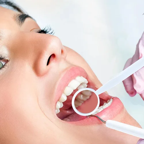 Vista 7 de Juego de herramientas dentales de 3 piezas, kit de limpieza profesional de plástico desechable para higiene dental, incluye espejo dental, sonda