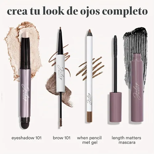 Vista 10 de Julep - Sombra de ojos 101 de crema a polvo, impermeable, barra con sombra de ojos – brillo perla – duradera, a prueba de arrugas, sombra de ojos