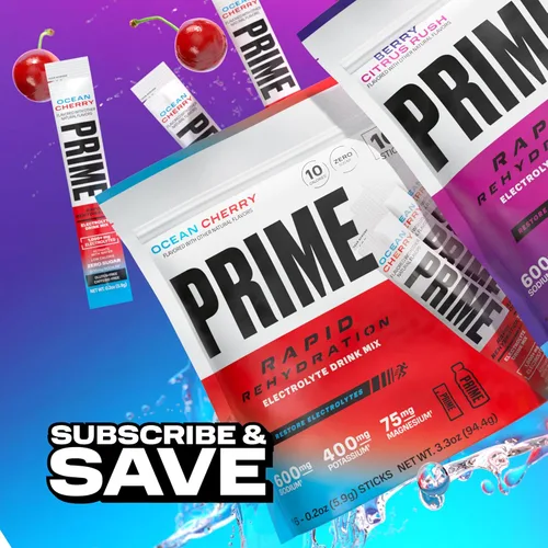Vista 9 de Prime Rapid Rehydration Electrolyte Powder Sticks