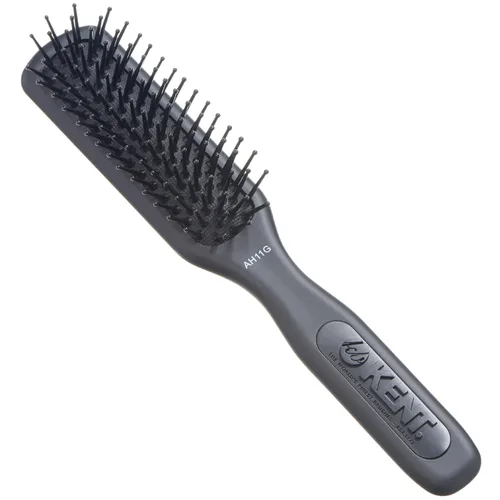 Vista 9 de Kent AH10G Airhedz Pro - Cepillo de pelo con pasador estrecho (pasador de grasa, gris)