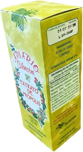 Vista 2 de Apiario Silvestre Extracto tradicional de propóleo de abeja verde brasileña (1.0 fl oz)