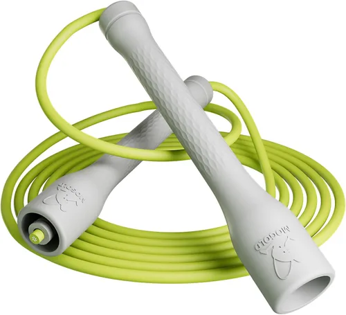 Vista 10 de Cuerda de Saltar para Entrenamiento, Cuerda de Saltar de PVC de 5mm, Longitud Ajustable con Manijas a Prueba de Rompimiento, Ideal