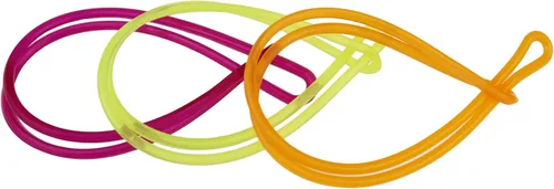 Vista 3 de 110 trabillas de plástico para equipaje de viaje, correas de PVC para identificación, tarjetas de identificación, tarjetas de identificación