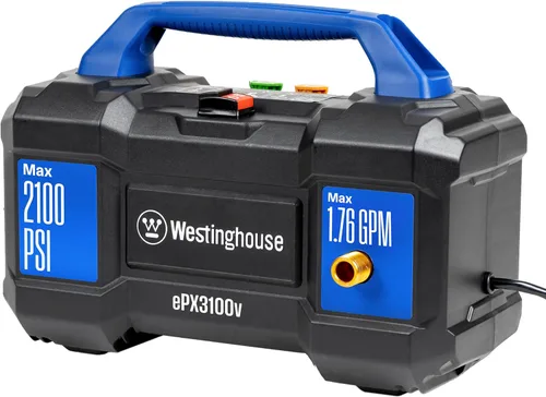 Vista 8 de Westinghouse ePX3100v - Lavadora a presión eléctrica, 2100 PSI máximo, 1.76 GPM máximo, asa de transporte incorporada, cañón de espuma desmontable