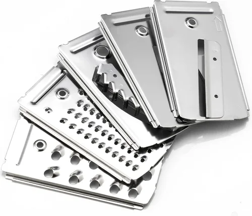 Vista 3 de Accesorios FP408 para procesadores de alimentos de acero inoxidable para 14 tazas, kit de 5 cuchillas de corte