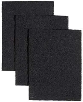 Air Filter Factory Filtro de carbón BP58 de repuesto para campana extractora Broan, filtros de carbón de carbón, paquete de 3
