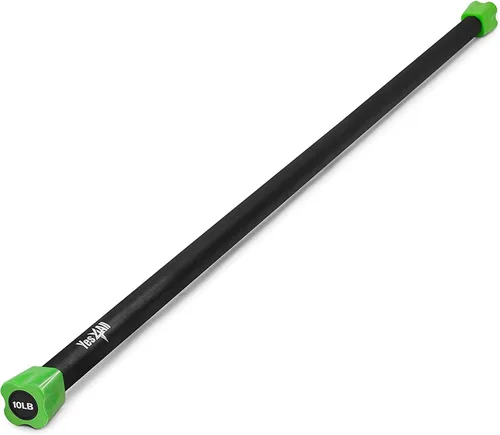 Vista 9 de Yes4All Total Body Weighted Body Bar for Strength Training