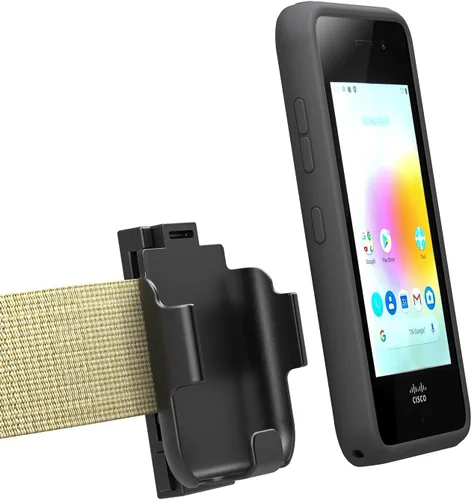 iGuerburn Funda VoIP con clip para cinturón para teléfono inalámbrico Cisco 840, clip para cinturón Cisco 840 se adapta a cinturones de hasta 2.35
