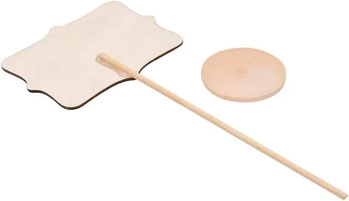 Vista 7 de Mini pizarra de tiza 3 piezas carteles colgantes tarjeta de tablero de mensajes con soporte para letreros de comida menú de números de mesa
