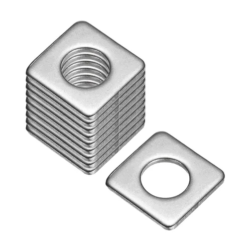 Vista 74 de uxcell Arandela cuadrada, 10 piezas M3x10x10x1mm 304 arandelas de placa cuadrada de acero inoxidable 304 Junta espaciadora de almohadilla plana