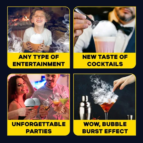 Vista 6 de Homia Boquilla para Infusor de Humo, Accesorio de Burbujas