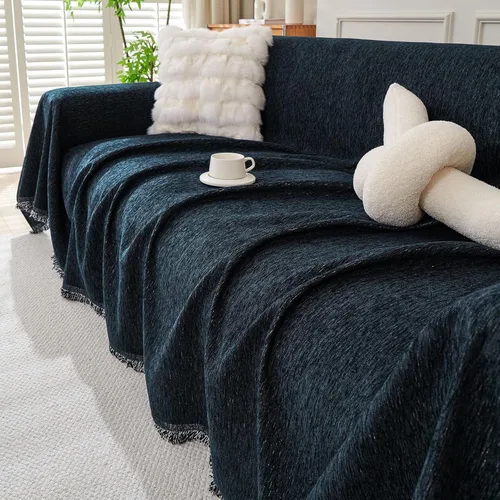 Vista 27 de VClife - Funda para sofá de 3 plazas o en forma de L, antideslizante, lavable, apta para perros, suave, protectora, que no se frisa, negro, 71 x 134