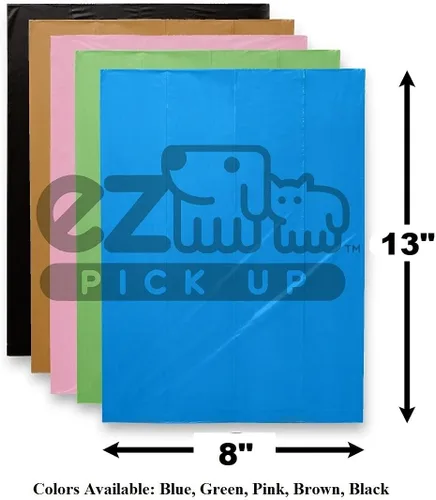 Vista 2 de EZ Pickup Bolsas de basura para perros de 1000 unidades, bolsas para excrementos