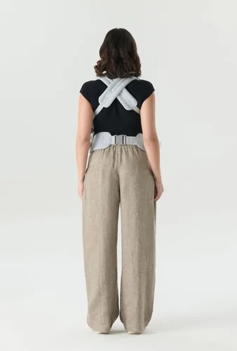 Vista 9 de ·NEST BLANCHE· Portabebés, acogedor portabebés de 7-35 libras, diseño de mochila ergonómica, malla de aire transpirable para todas las estaciones