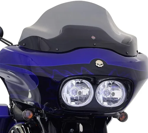 Vista 9 de Klock Werks Llamarada deportiva para Road Glide 1998-2013 (8" negro)
