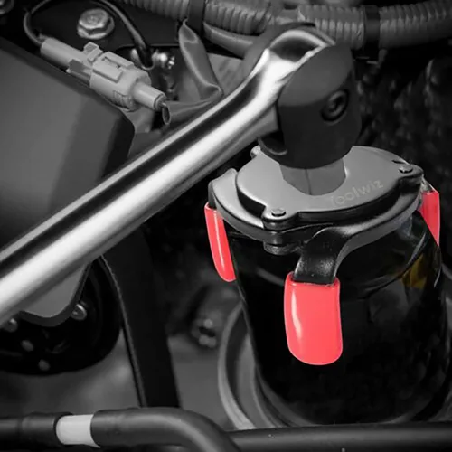 Vista 5 de Toolwiz Llave Universal de Filtro de Aceite de 3 Mandíbulas Ajustable Herramienta de Eliminación de Filtro de Aceite de Una Vía Herramienta
