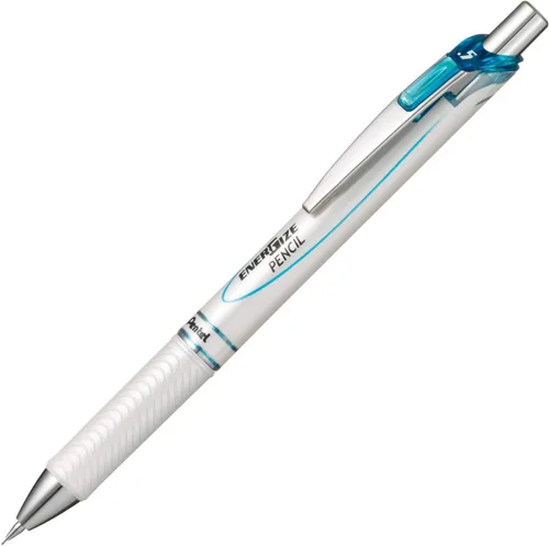 Vista 3 de Pentel Lápiz mecánico, Energize, 0.020 in, blanco perla y negro (PL75-AW)