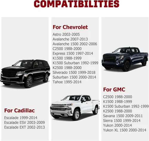 Vista 3 de Espaciadores de rueda de 6 x 5.5, 6 lengüetas para C-h-e-v-y Silverado 1500, 2 pulgadas, 6 x 139.7, espaciadores de rueda de 14 x 1.5 pulgadas