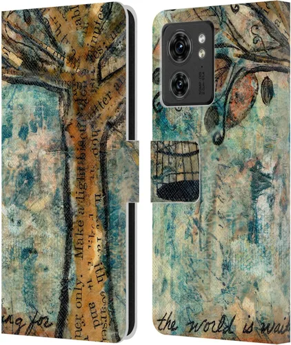 Vista 13 de Head Case Designs Officially Licensed Wyanne Half Light Nature 2 Leather Book Wallet Case Cover Compatible with Motorola Moto Edge 40
